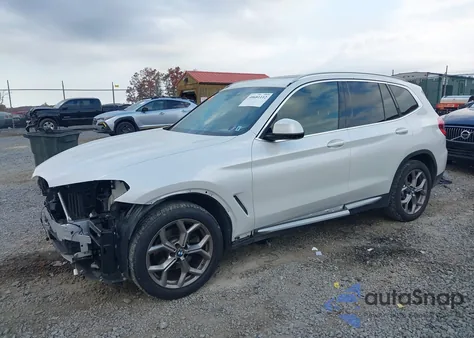 2021 BMW X3 xDrive30I из США, поврежденный, VIN 5UXTY5C07M9G23908